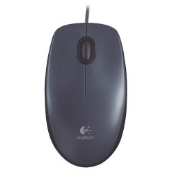 Жична оптична мишка LOGITECH M100, Черен, USB