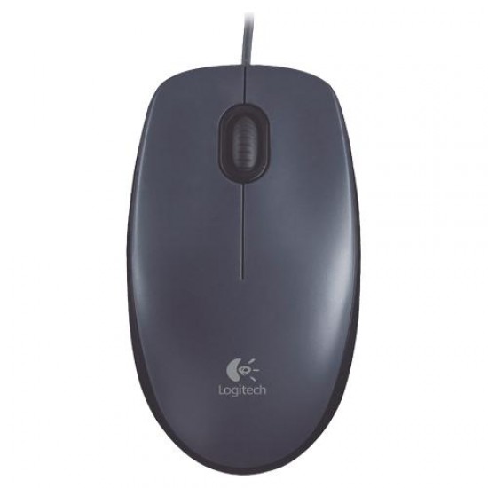 Wired optical mouse LOGITECH M100, Black, USB