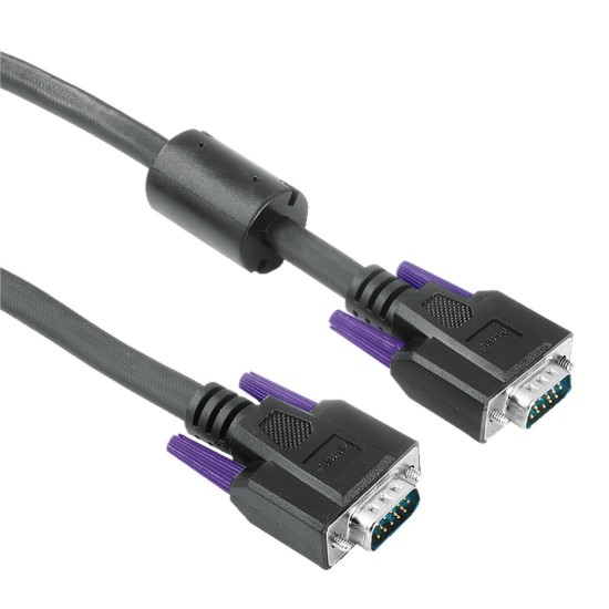 VGA Cable HAMA 41934, ferrite core, double shielded, 3.00 m