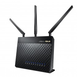 Безжичен рутер ASUS RT-AC68U V3, Двубандов AC1900, 600+1300 Mbps, 1 x USB 3.0, 1 x USB 2.0, AiMesh