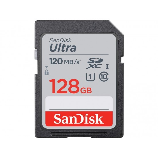 Memory card  SANDISK Ultra SDHC, 128GB, Class 10, U1, 120 Mb/s