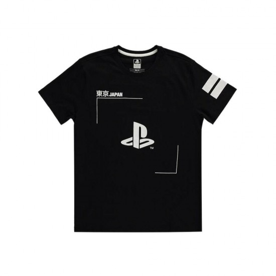 Sony Playstation Black & White Logo - Men's T-shirt - S