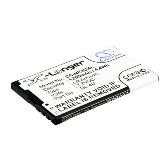 Батерия CAMERON SINO, за NOKIA BL-4U 8800, 3120 3.7V 1200mAh Battery for NOKIA BL-4U 8800, 3120 3.7V 1200mAh CAMERON SINO