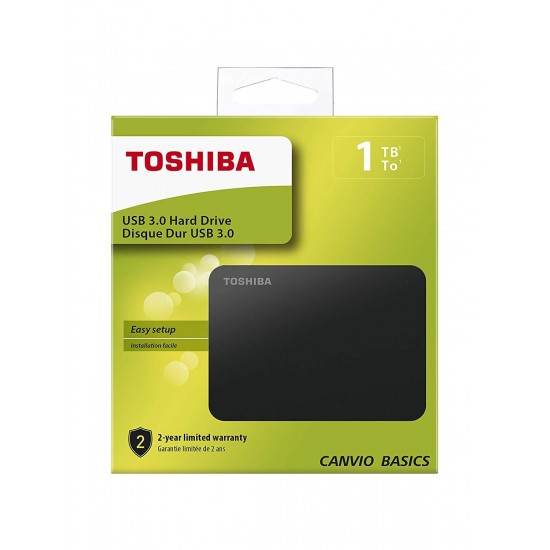 External HDD Toshiba Canvio Basics, 1TB, 2.5" HDD, USB 3.0