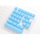 Капачки за механична клавиатура Ducky Blue 31-Keycap Set Rubber Backlit Double-Shot US Layout