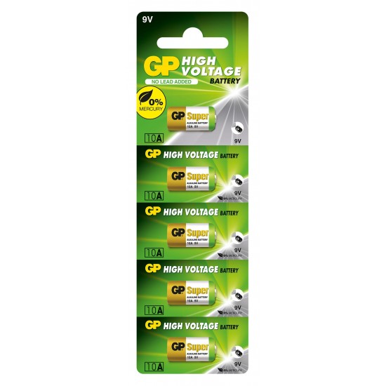 GP  A 10 Alkaline battery 9V remote /5br./pack price for 1 pc. /