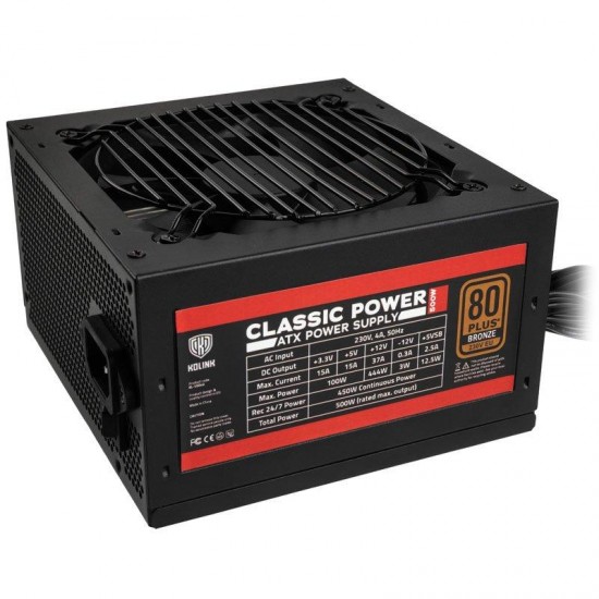 Power Supply Kolink Classic Power 500W 80 PLUS Bronze