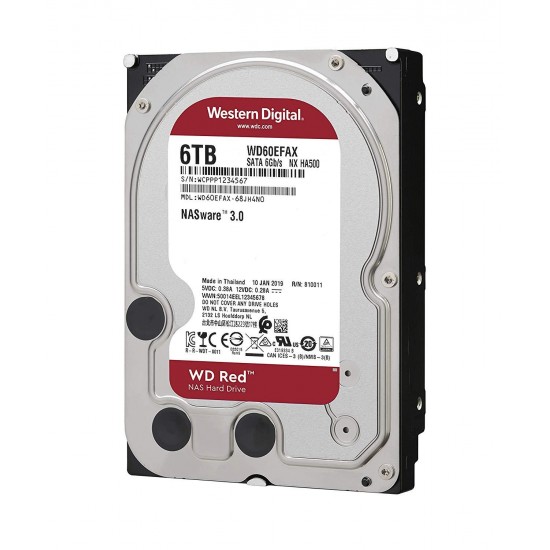 HDD WD RED, 6TB, 5400rpm, 256MB, SATA 3