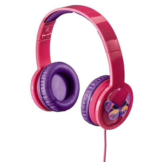 "Blink'n Kids" Over-Ear Stereo Headphones HAMA 135664, Pink