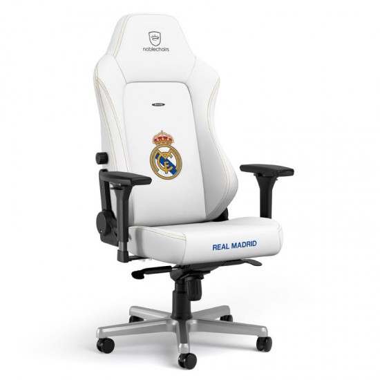 Gaming Chair noblechairs HERO - White, Real Madrid Edition