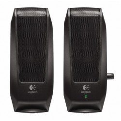Тонколони Logitech S120, 2.0, 2.3 W, 220V, черен