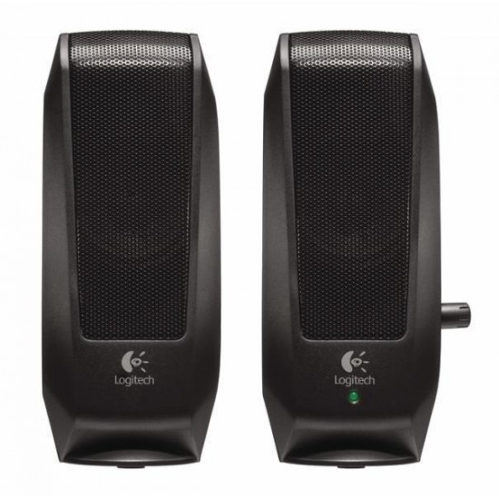 Speakers Logitech S120, 2.0, 2.3 W, 220V, black