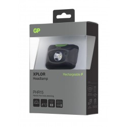 Фенер Челник акумулаторен GP BATTERIES Prosumer Xplor  PHR15, Hands free, сензор за разстояние, 300 лумена