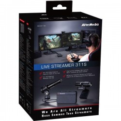 Комплект AVerMedia Live Streamer 311S - кепчър карта, уеб камера и микрофон