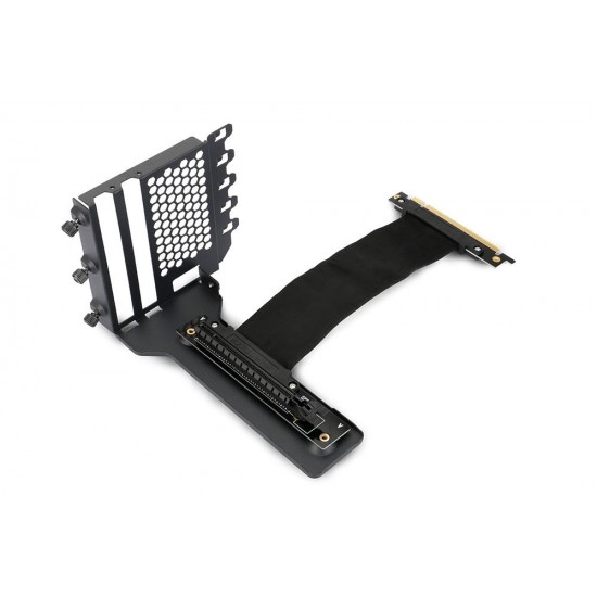 Phanteks PH-VGPUKT_02 &ndash; Universal Vertical GPU Bracket with 220mm Flat Line Pci-E X16 Riser Cable Kit