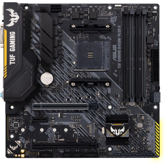 Motherboard ASUS TUF GAMING B450M-PLUS II socket AM4, 4xDDR4, Aura Sync, ANC