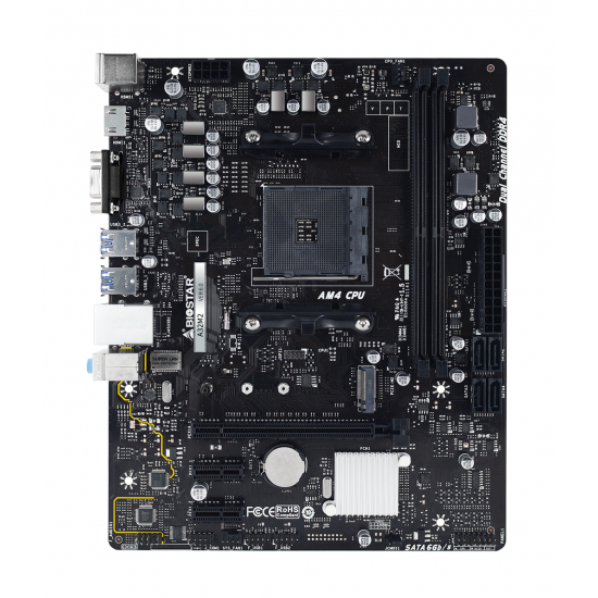 Motherboard BIOSTAR A32M2, AMD A320, sock. AM4, Ver 6.X
