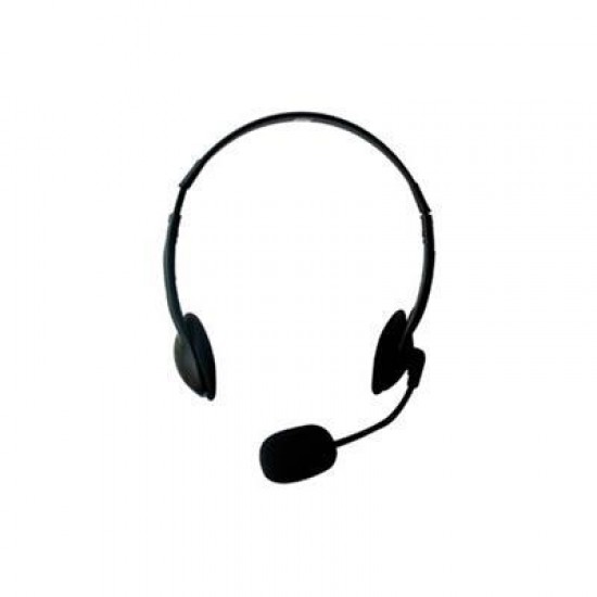 Ewent Headset, 2x 3.5mm Jack, 2.1m, Black