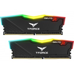 Памет Team Group T-Force Delta RGB Black DDR4 - 16GB (2x8GB) 2666MHz CL16-18-18-38 1.2V