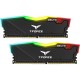 Памет Team Group T-Force Delta RGB Black DDR4 - 16GB (2x8GB) 2666MHz CL16-18-18-38 1.2V