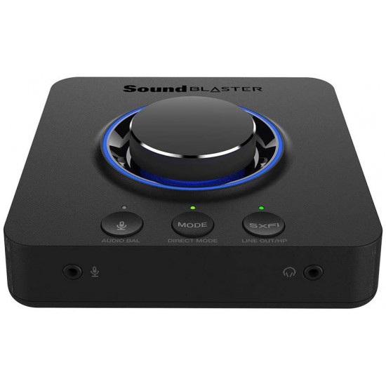 Sound Blaster X3 Hi-Res 7.1 External USB DAC and Amp Sound Card with Super X-Fi&reg; for PC and Mac