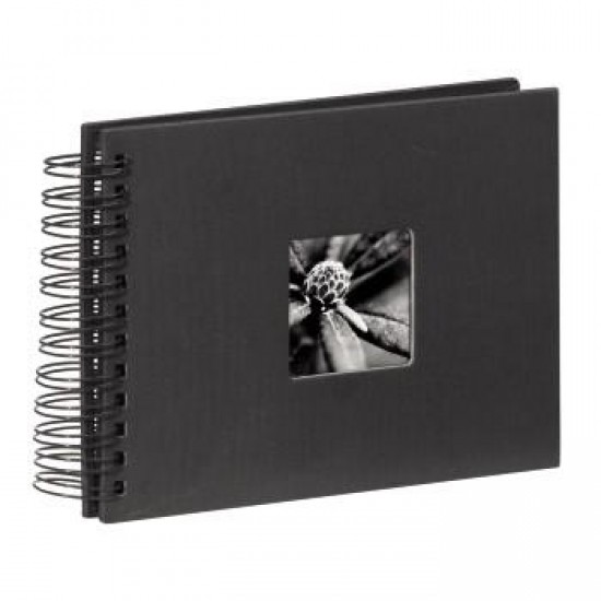 Spiral-Album "Fine Art", 24 x 17 cm for 50 pfotos, black