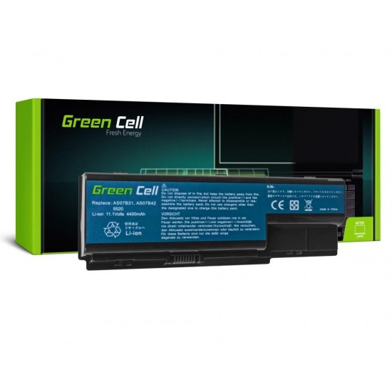 Laptop Battery for Acer Aspire 7720 7535 6930 5920 5739 5720 5520 5315 5220 AS07B41  11.1V 4400mAh GREEN CELL