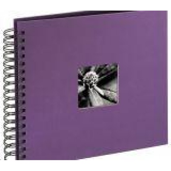 Spiral-Album "Fine Art", 28 x 24 cm for 100 pfotos, Purple