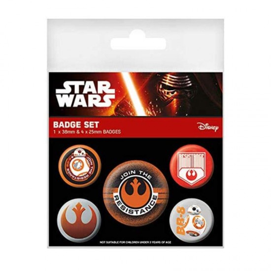 Pyramid International - Star Wars - Episode VII Resistance Pin Badge Pack