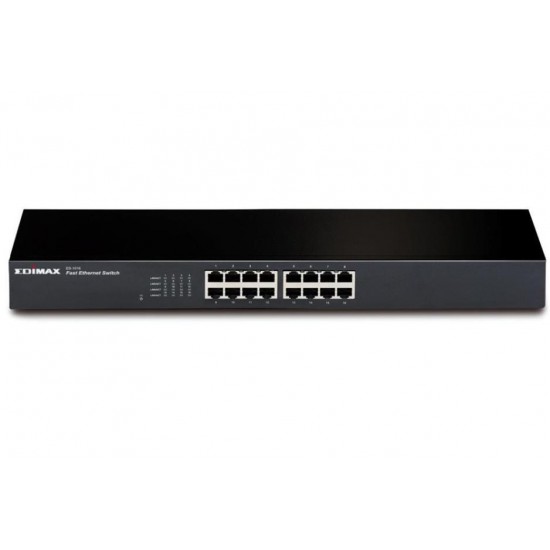 Switch EDIMAX ES-1016, 16 Ports, 10/100Mbps, Rack-mount