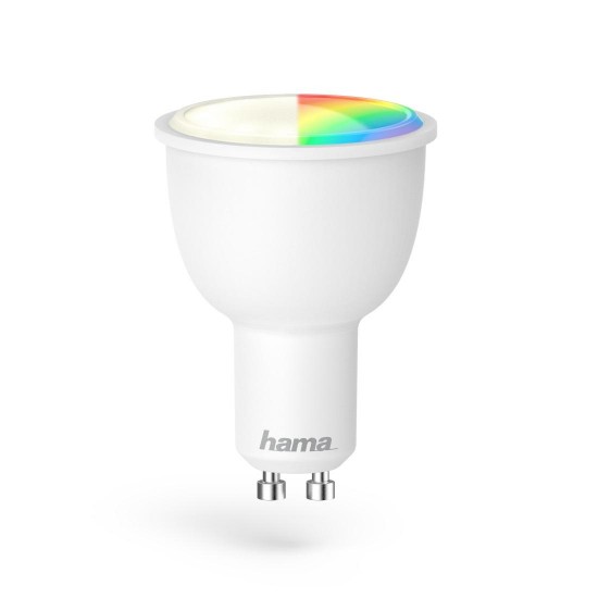 Hama WiFi-LED Light, GU10, 4.5W, RGB, can be dimmed
