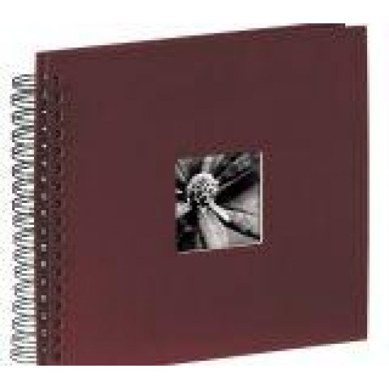 Spiral-Album "Fine Art", 28 x 24 cm for 100 pfotos, Burgundy