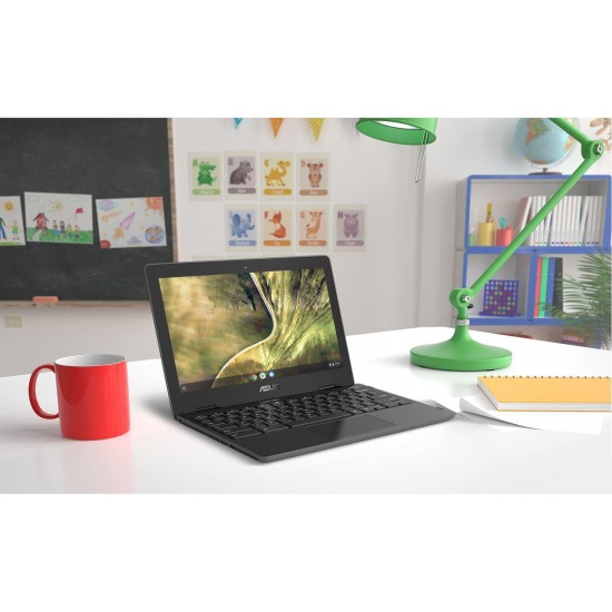 Notebook ASUS Chromebook C204MA-BU0220, Intel Celeron N4000, IPS 11.6" HD 1366x768 TOUCH, LPDDR4 4GB, eMMC 32GB, WiFi, ChromeOS, Dark Grey