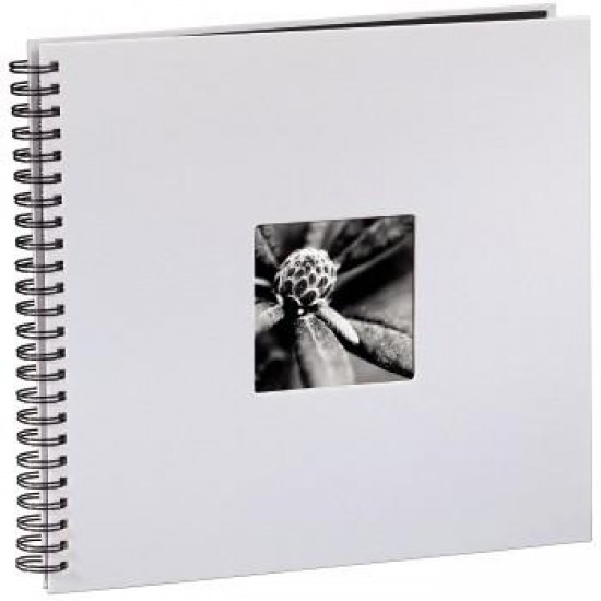 Hama "Fine Art" Spiral Album, 36 x 32 cm, 50 Black Pages, chalk