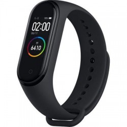 Фитнес гривна Xiaomi Mi Smart Band 4, 0.95", AMOLED дисплей, Черен