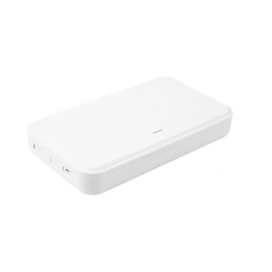 DELTACO UV disinfection box, UV-C LED, disinfect your phone, jewelry and more, 275 nm light wavelength, white CS-01