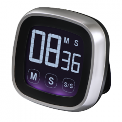 Кухненски таймер Xavax Touch, черен