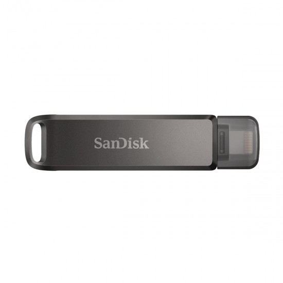 SanDisk iXpand USB flash drive, 128 GB, USB Type-C / Lightning, 3.2 Gen 1, Black