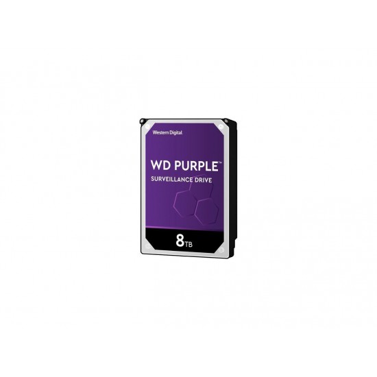 HDD WD Purple, 8TB, 7200rpm, 256MB, SATA 3, WD82PURZ