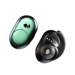 Блутут слушалки Skullcandy Push True Wireless Psycho Tropical, Зелен