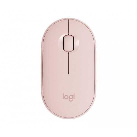 Wireless optical mouse LOGITECH Pebble M350, Pink, USB