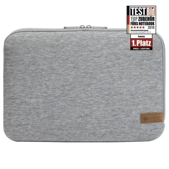 Hama "Jersey" Notebook Sleeve, up to 36 cm (14.1"), light grey