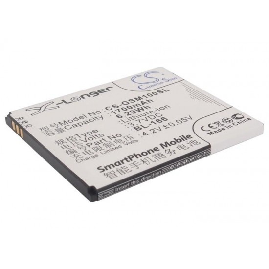 Mobile battery for Gigabyte Gsmart PDA Maya M1 BL166 3.7V 1700mAh CAMERON SINO