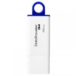 USB памет KINGSTON DataTraveler G4, 16GB, USB 3.0, Бял