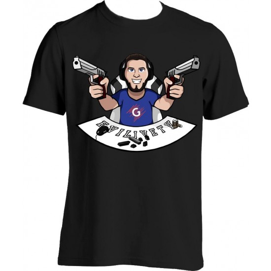 T-shirt GplayTV Evilive, XL