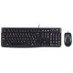 Kомплект клавиатура с мишка Logitech MK120, Черна