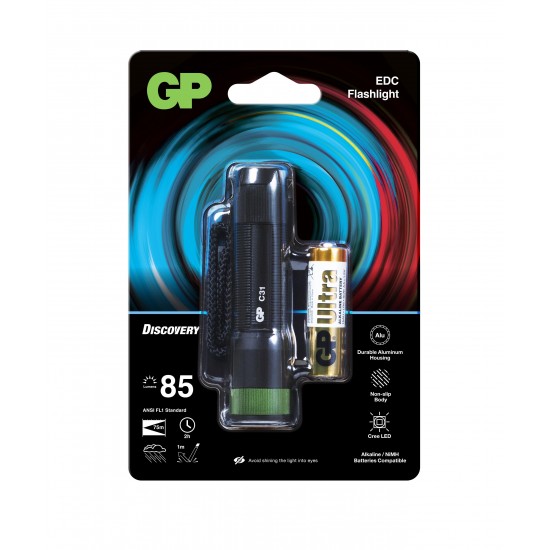 Фенер GP BATTERIES C31, LED 85 лумена CREE Discovery Outdoor Torch GP BATTERIES Discovery LED C31 85 lumens