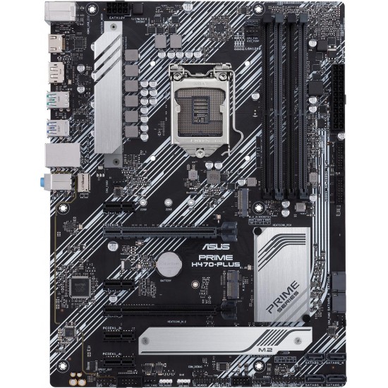 Motherboard ASUS PRIME H470-PLUS, socket 1200, Aura sync, Dual M.2