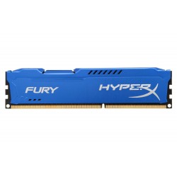 Памет HyperX Fury Blue 4GB DDR3 PC3-12800 1600MHz CL10 HX316C10F/4