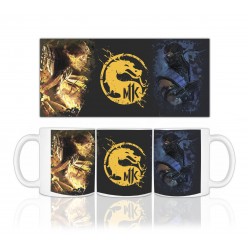 Mortal Kombat чаша с лого